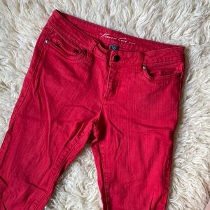 Red Kenneth Cole Jeans Sz 2
